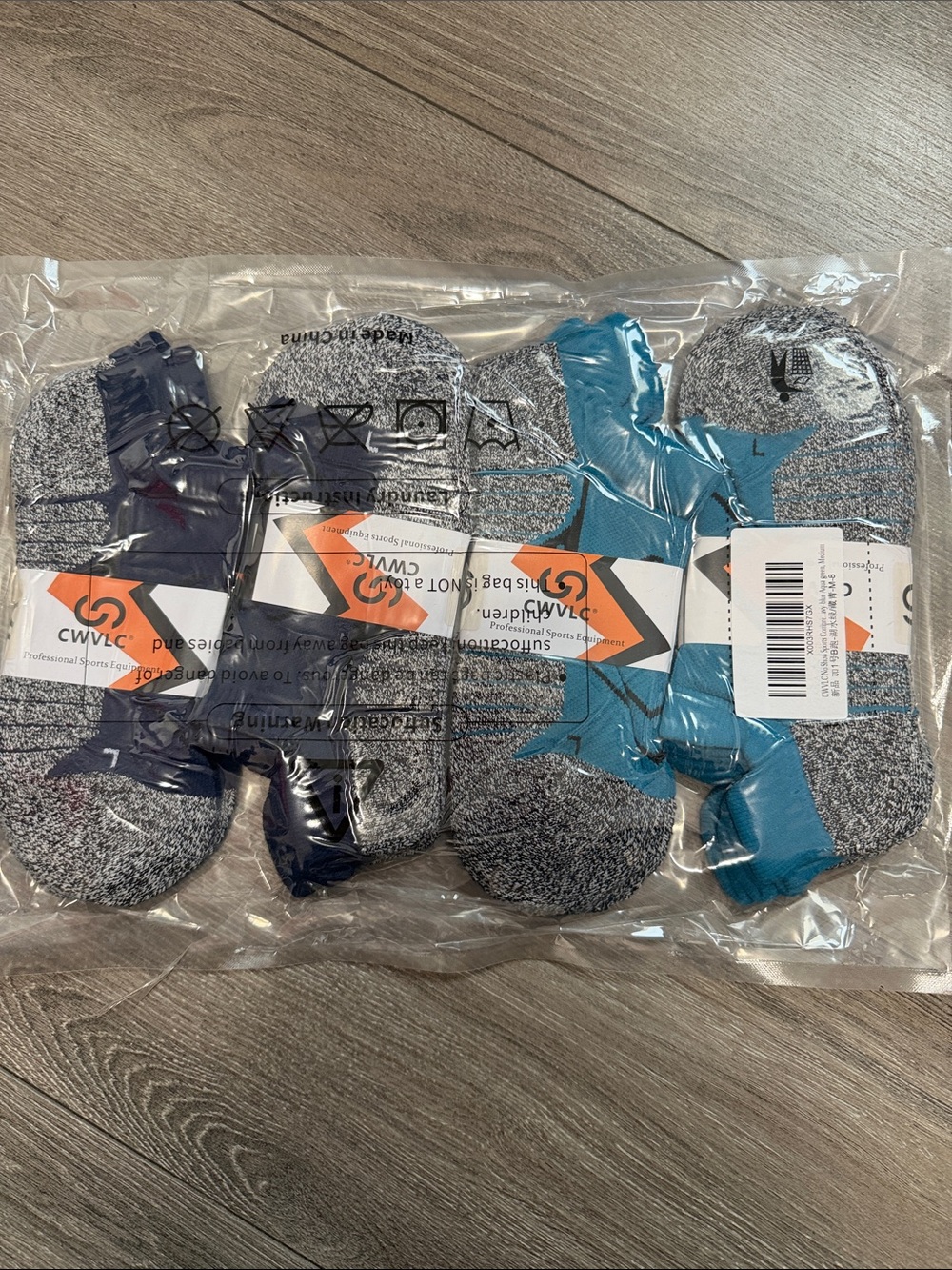 Women's No-Show Sock Pack 8pk — Blue and Navy Low-Cut Socks